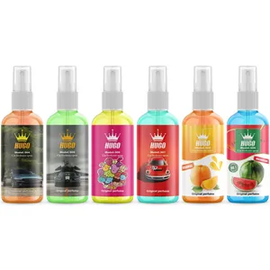 اسپری خوشبو کننده خودرو هوگو مدل C.456789 حجم 50 میلی لیتر بسته 6 عددی