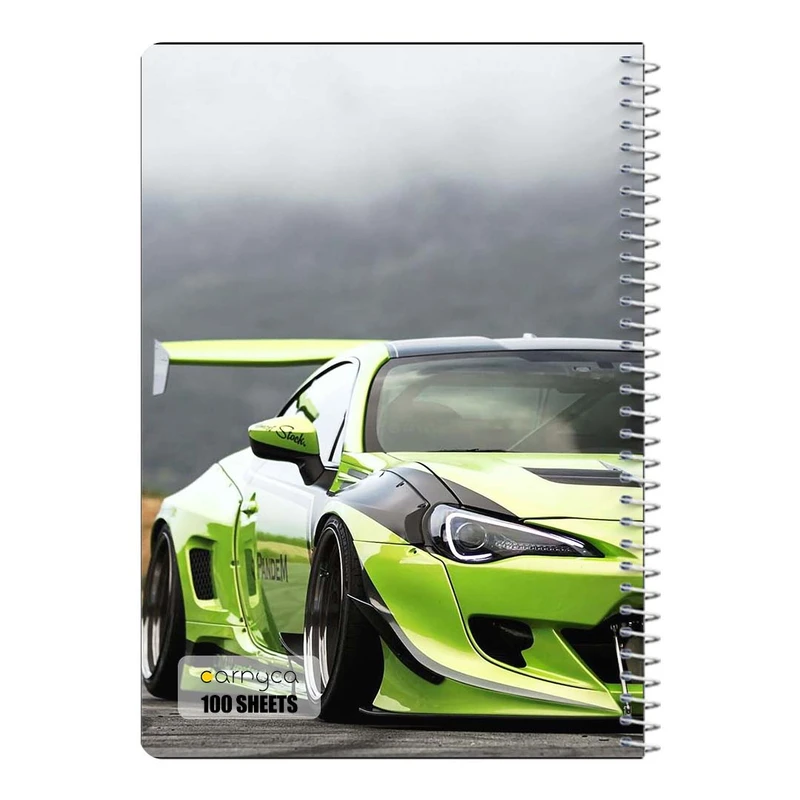 دفتر شطرنجی 100 برگ سیمی کارنیکا طرح تویوتا جی تی ۸۶ Toyota GT86 کد 15357