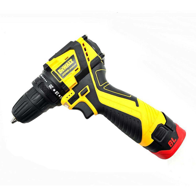 دریل پیچ گوشتی سه نظام 10 میلیمتری 24 ولت دیوالت مدلDW24-1