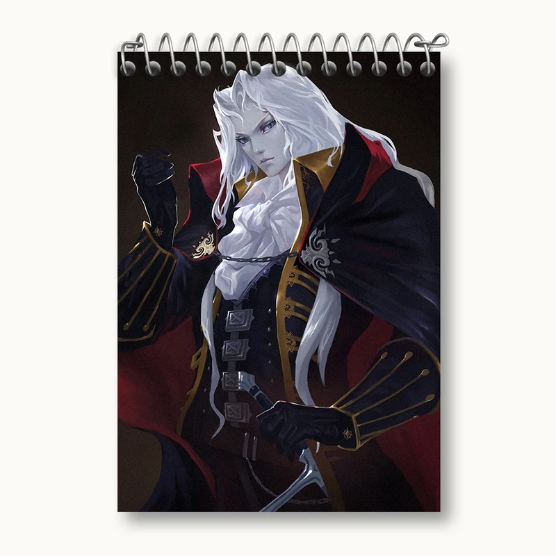 دفتر یادداشت 50 برگ خندالو مدل بازی کسلوانیا (Castlevania) کد 35436