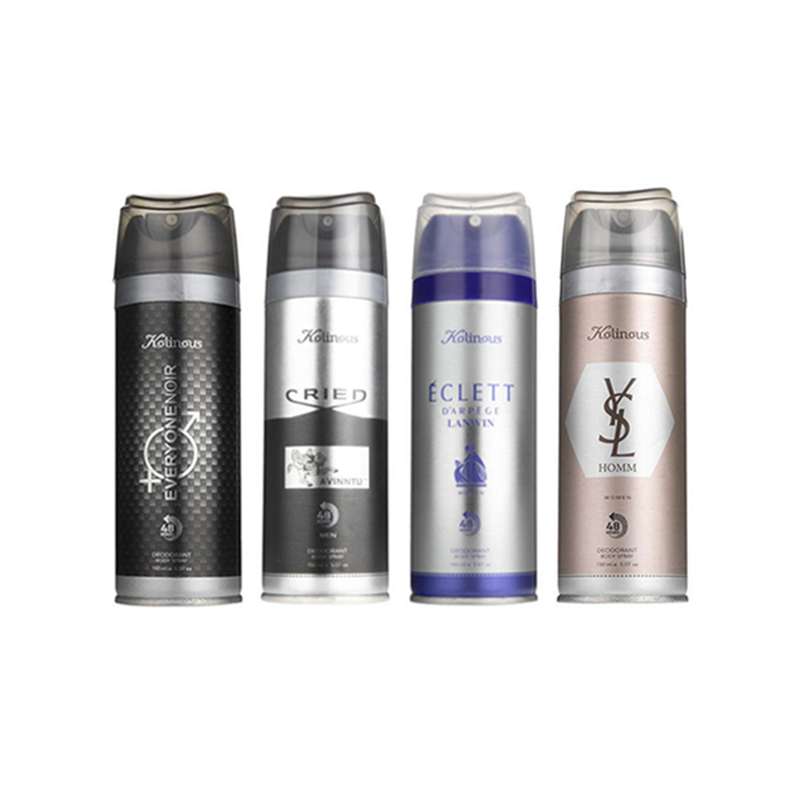 اسپری بدن کلینوس مدل p42 حجم 150 میلی لیتر مجموعه 4 عددی