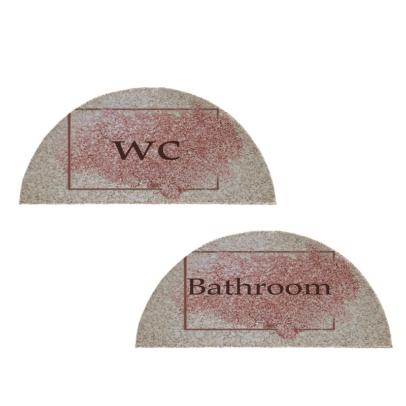 پادری طرح حمام و سرویس بهداشتی نیم دایره کد 8505 مجموعه دو عددی