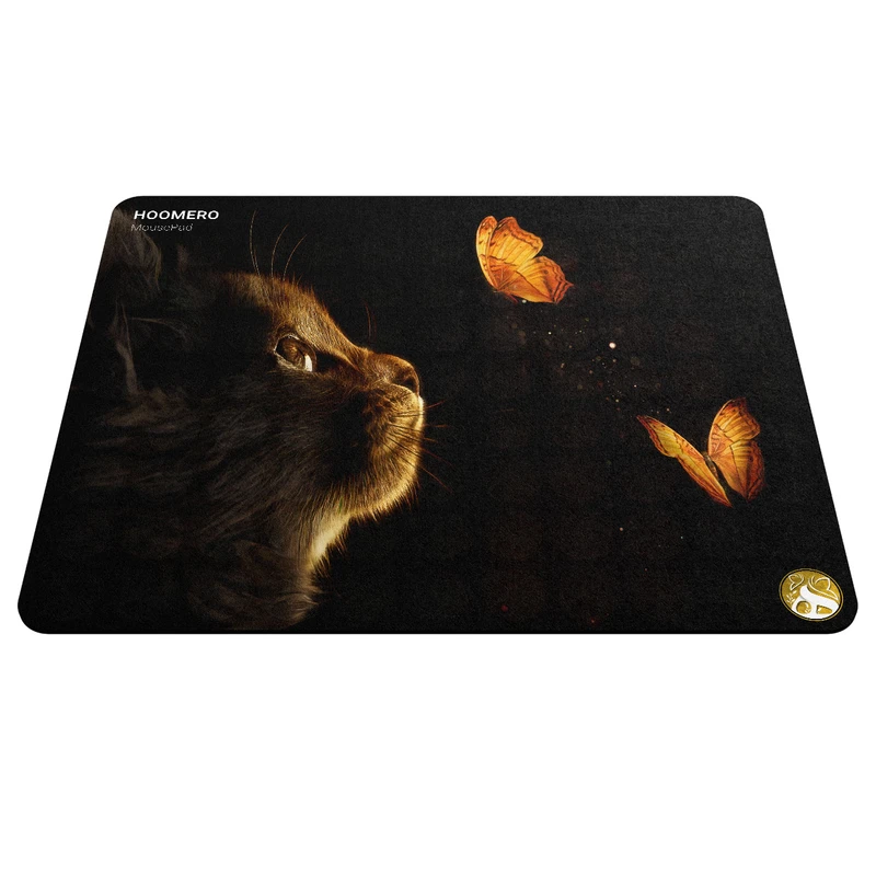 ماوس پد هومرو مدل A3362 طرح گربه و پروانه