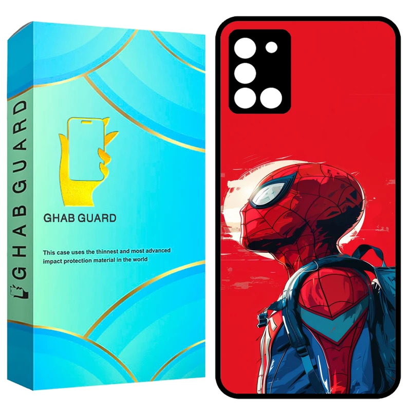 کاور قاب گارد طرح اسپایدر من مدل GCHPA31 مناسب برای گوشی موبایل سامسونگ Galaxy A31