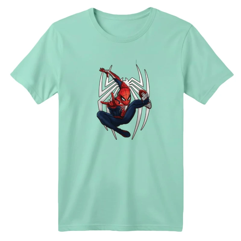 تی شرت آستین کوتاه بچگانه مدل مرد عنکبوتی کد ۱۱