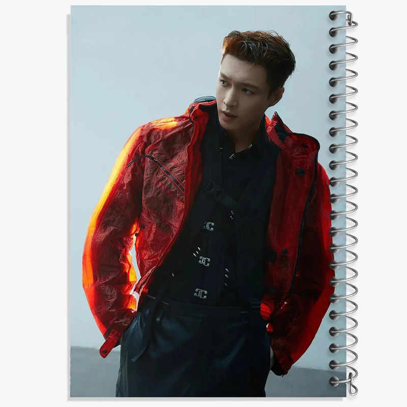 دفتر ژورنال نویسی 50 برگ خندالو مدل نقطه ای طرح لی گروه اکسو EXO کد 16824