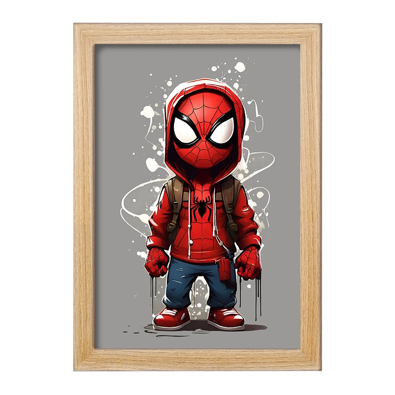 تابلو خندالو مدل مرد عنکبوتی (Spider Man) کد F6921