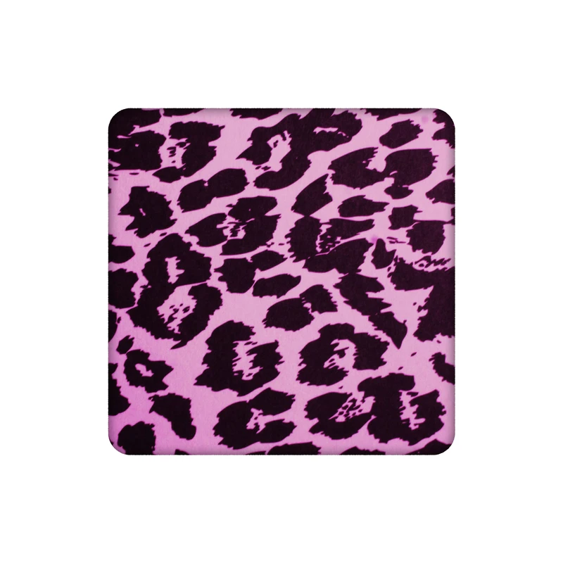 زیرلیوانی طرح پلنگی صورتی کد 1540467