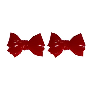 گوشواره دست دوز زنانه مدل پاپیون تولدی