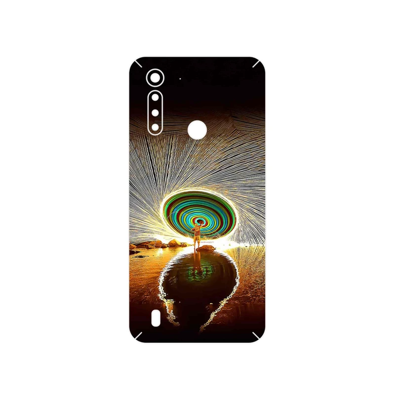 برچسب پوششی ماهوت مدل Night Light Fountain مناسب برای گوشی موبایل موتورولا Moto G8 Power Lite