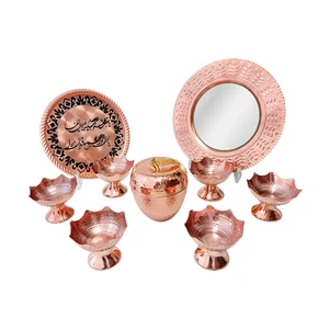 ست هفت سین مسی مدل خورشیدی کد hs51 مجموعه 9 عددی