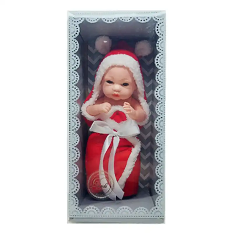 عروسک مدل گوشتی طرح حوله پوش ارتفاع 32 سانتی متر