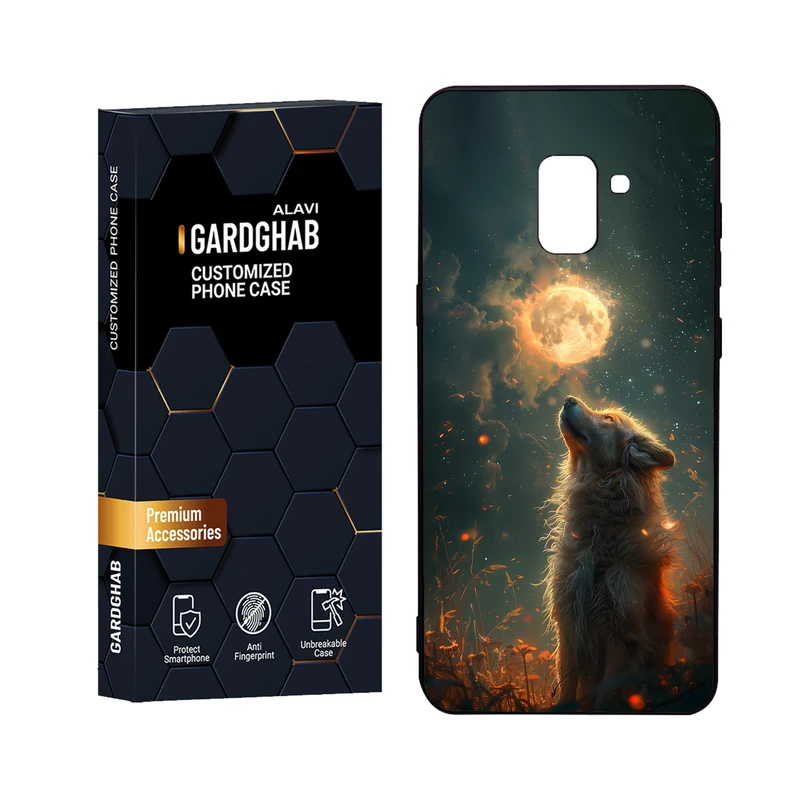 کاور گارد قاب علوی مدل Glass مناسب برای گوشی موبایل سامسونگ Galaxy A8 Plus