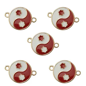 آویز دستبند دخترانه مدل گل نسترن کد 110 بسته 5 عددی