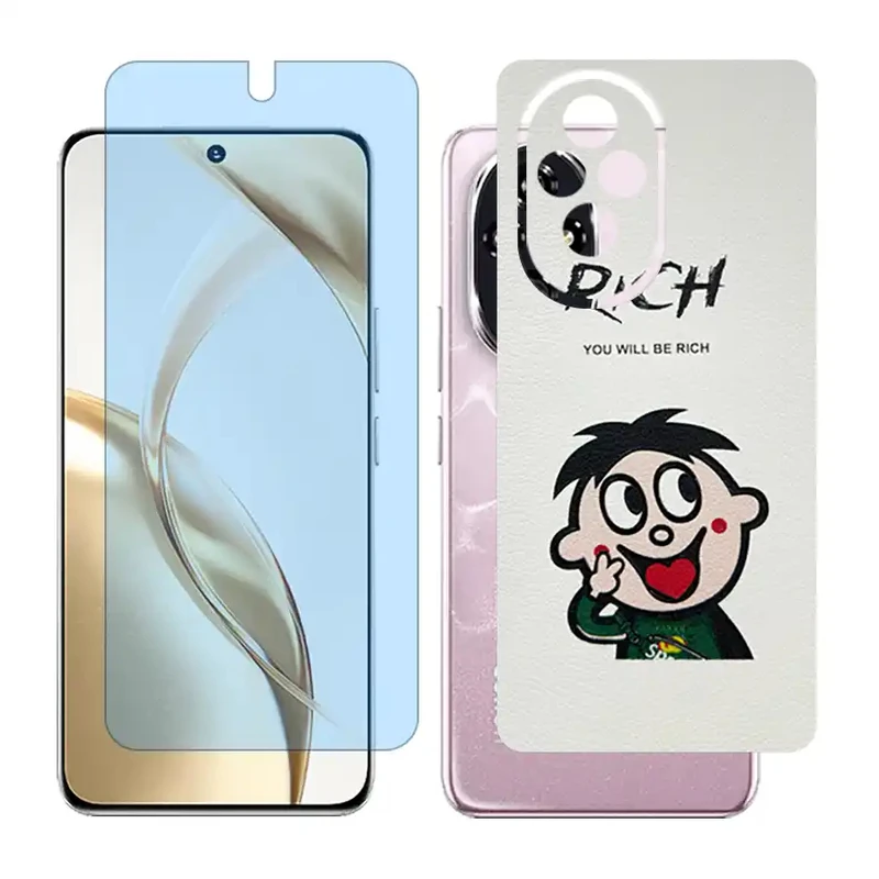 محافظ صفحه نمایش آنتی بلو گلس مدل Together مناسب برای گوشی موبایل آنر 200  به همراه برچسب پوششی پشت گوشی