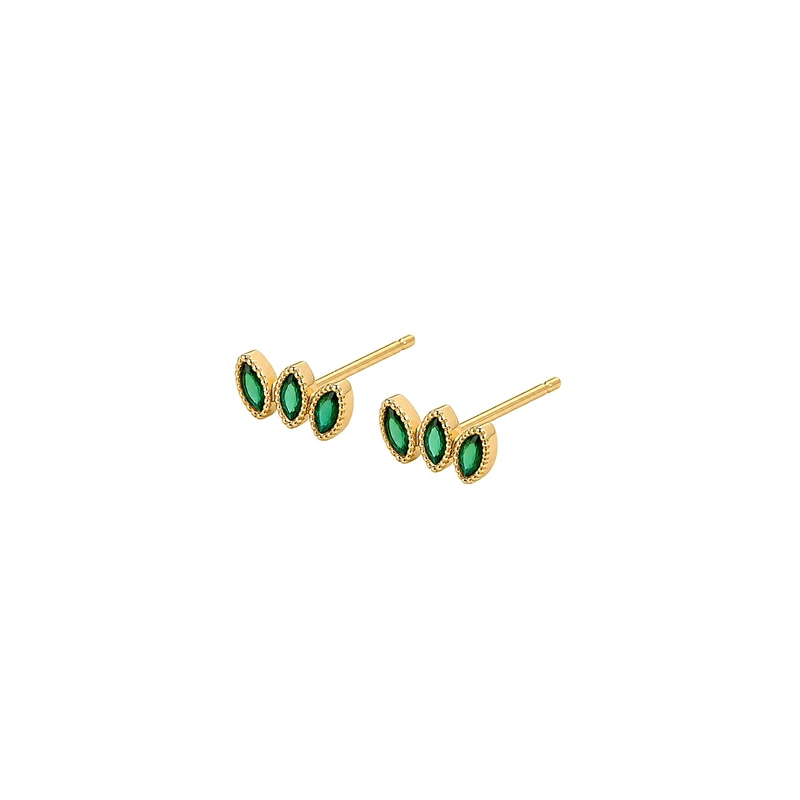 گوشواره میخی طلا 18 عیار زنانه مان گالری مدل آرگین کد EA01-0024100