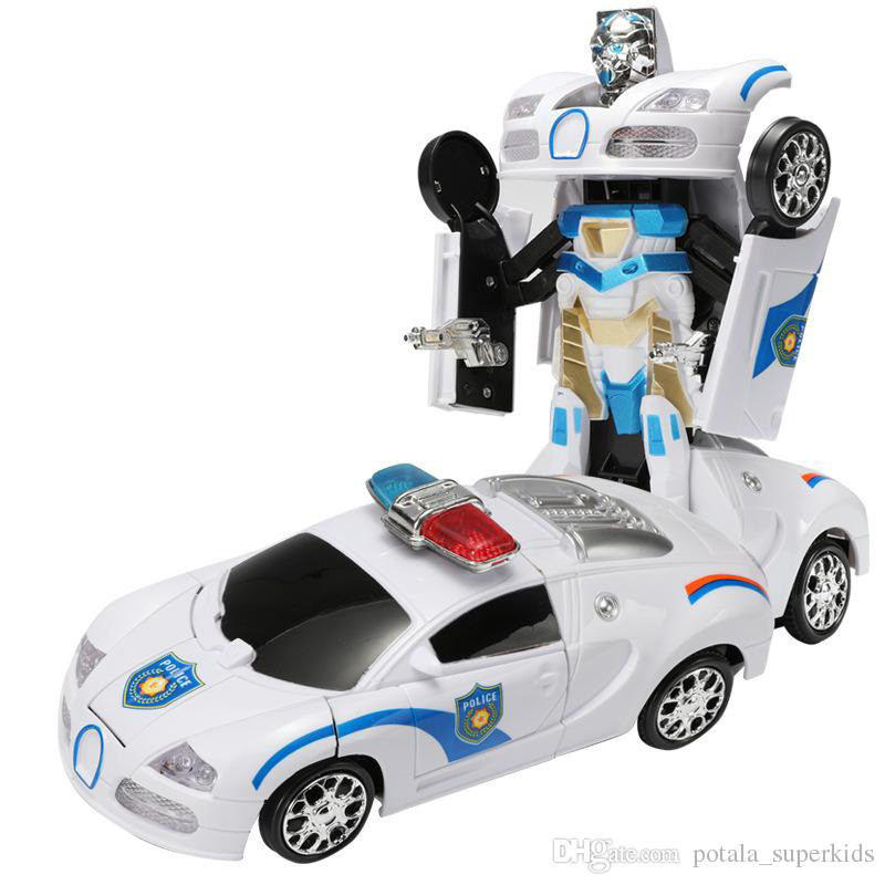 ماشین بازی مدل تبدیل شونده طرح ربات پلیس کد 899