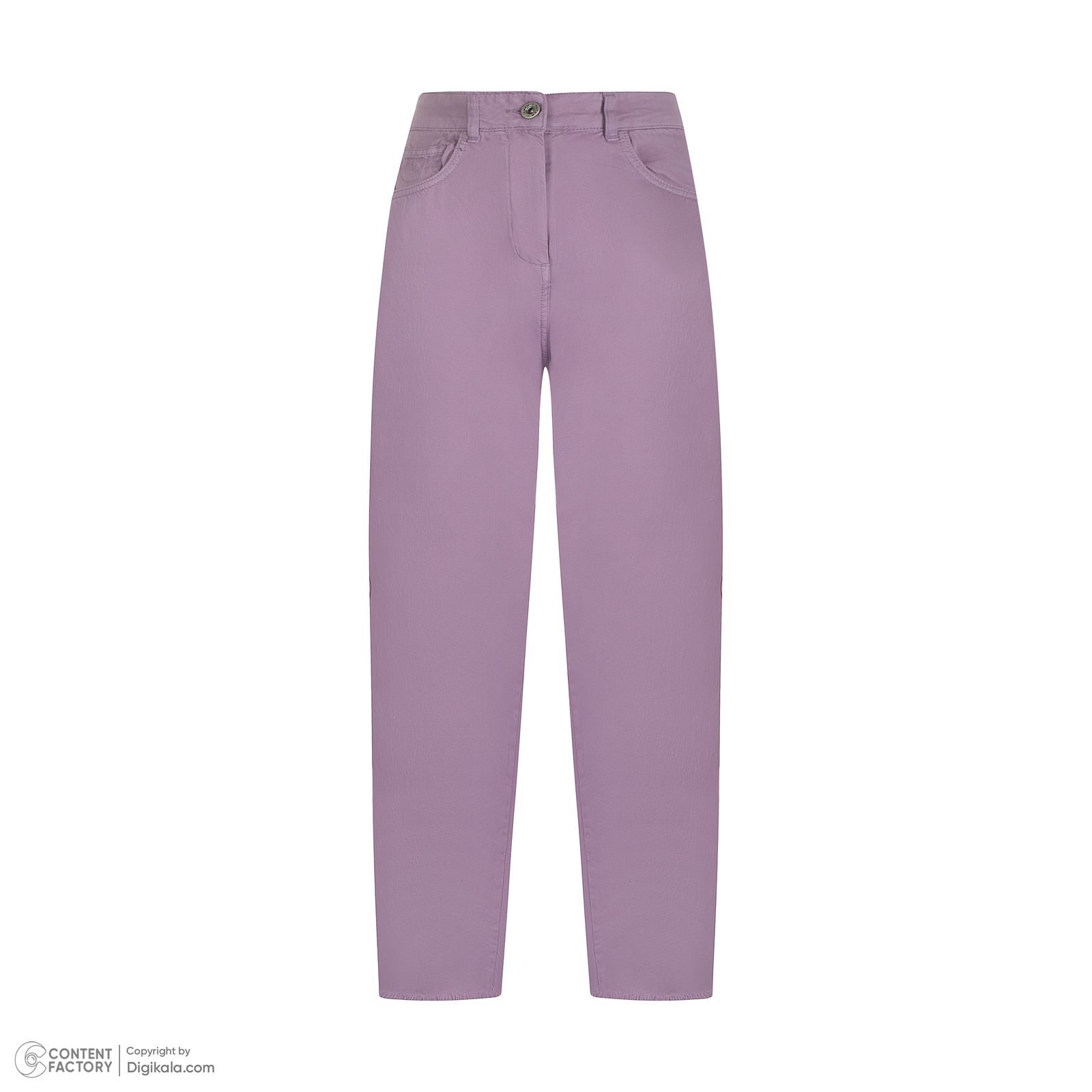 ست جلیقه و شلوار زنانه پاتن جامه مدل کتان 101231030134511 رنگ یاسی - - 7