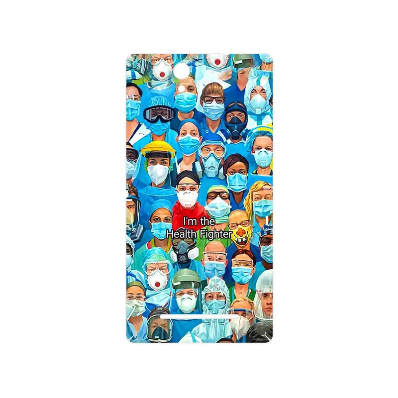 برچسب پوششی ماهوت مدل Nurse مناسب برای گوشی موبایل سونی Xperia C3 Dual