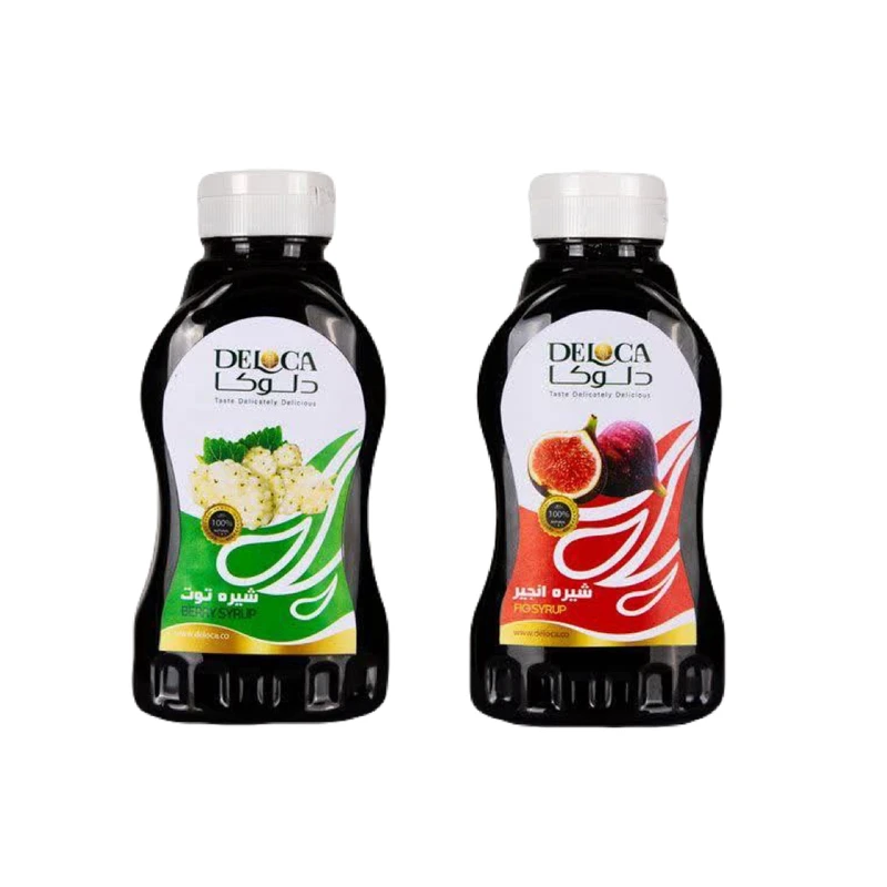 شیره انجیر و توت دلوکا - 450 گرم بسته 2 عددی