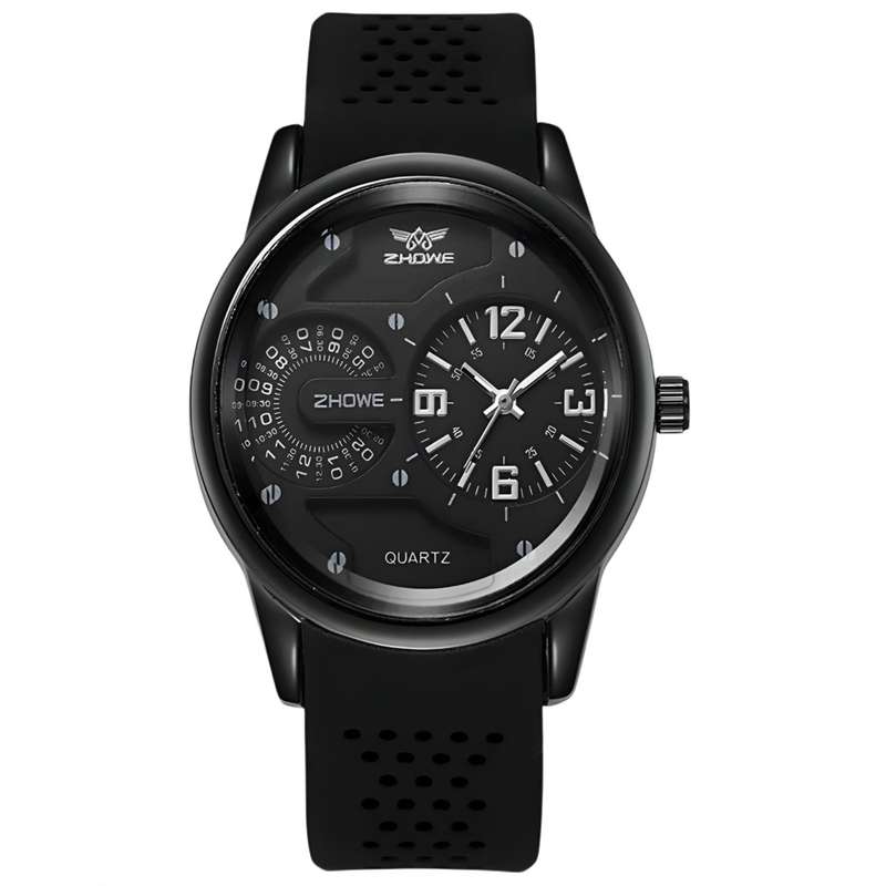 ساعت مچی عقربه‌ای مردانه مدل تک موتور چرمی 02