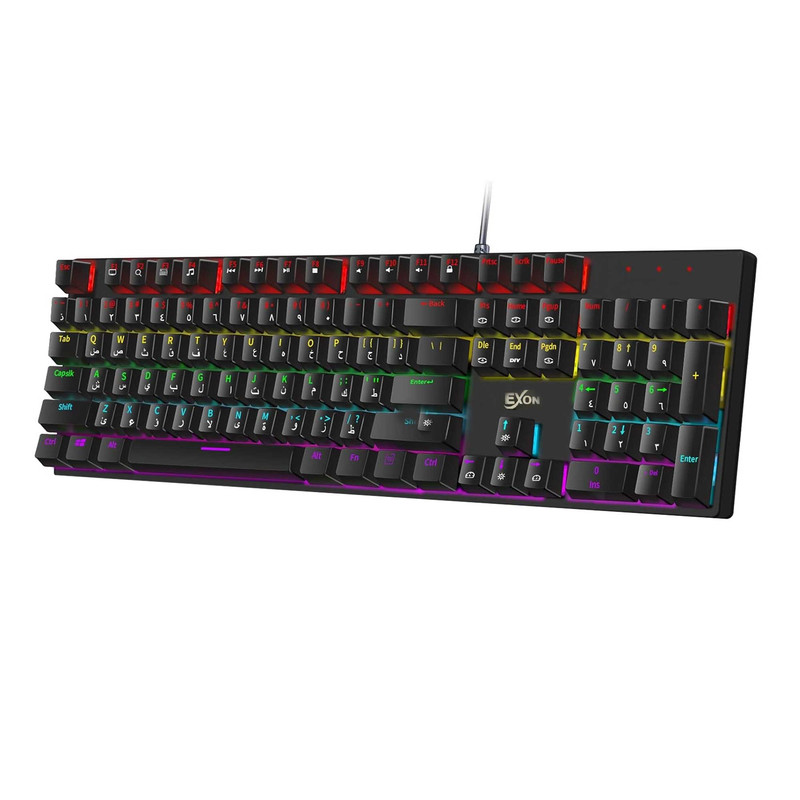 کیبورد مخصوص بازی اکسون مدل ZYG800 RGB