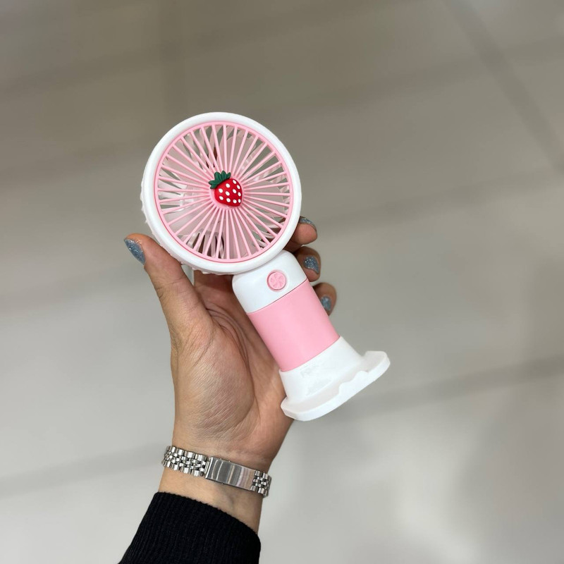 پنکه همراه مدل توت فرنگی پنکه همراه مدل توت فرنگی