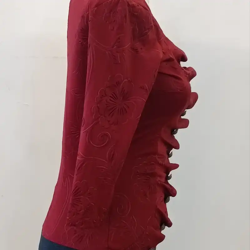 پیراهن زنانه مدل مجلسی گل برجسته