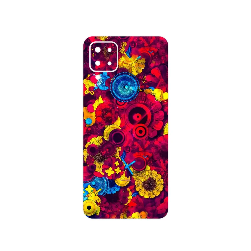 برچسب پوششی ماهوت مدل Vector Flower Garden Digital Art مناسب برای گوشی موبایل سامسونگ Galaxy M12