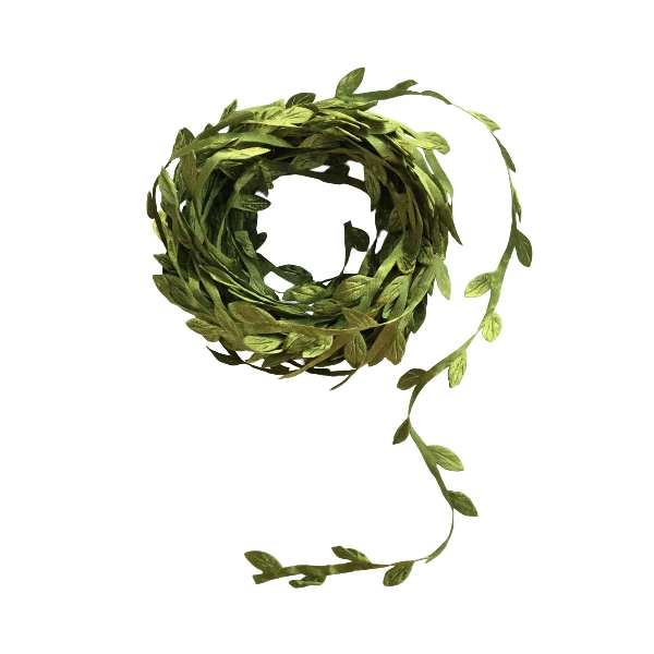 گل مصنوعی مدل ریسه برگ پارچه ای کد 469 طول 6 متر