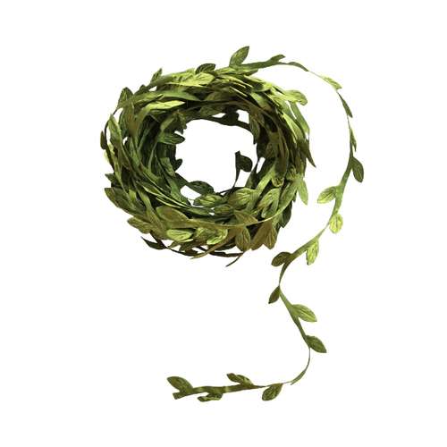 گل مصنوعی مدل ریسه برگ پارچه ای کد 469 طول 6 متر
