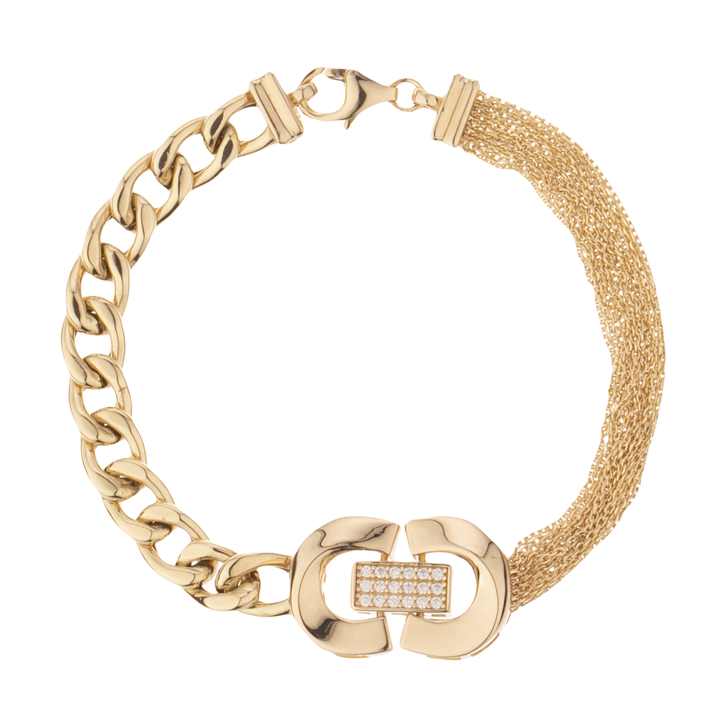 دستبند طلا 18 عیار زنانه آلند مدل KHD41