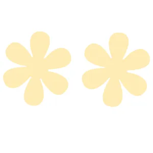 گوشواره طلا 18 عیار زنانه کرابو طرح گل مدل K5220