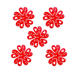 استند بادکنک ایرسا طرح گل مدل پروانه ای بسته 5 عددی