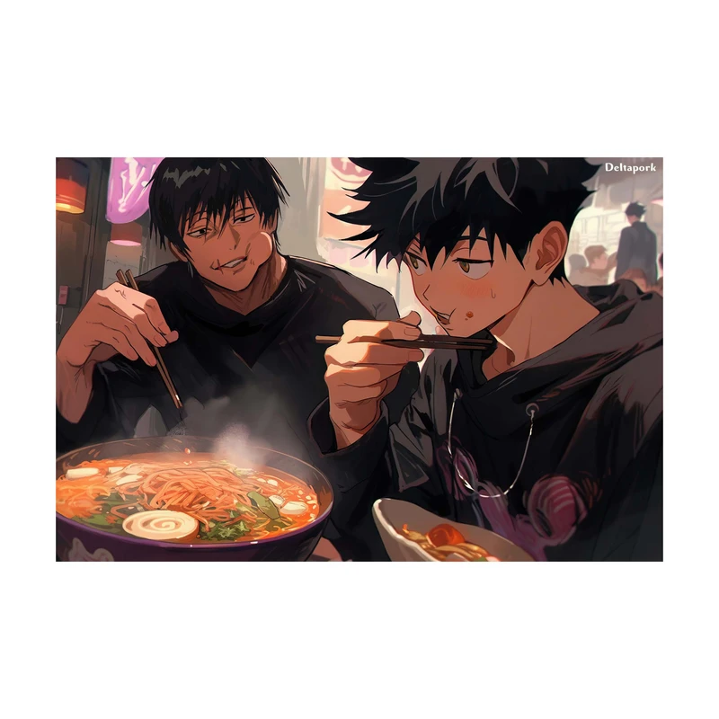 استیکر لپ تاپ و موبایل مدل انیمه طرح جوجوتسو کایسن مگومی فوشیگورو Jujutsu Kaisen Megumi Fushiguro کد 2277