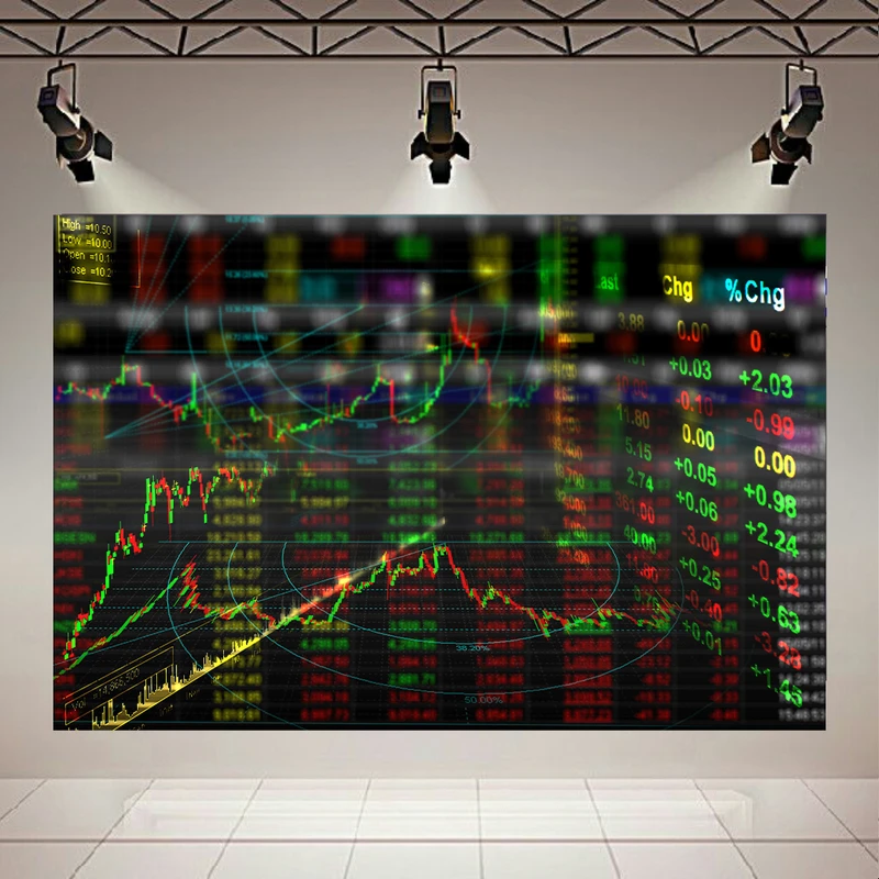 تابلو بوم طرح تریدر و بورس مدل دیاگرام قله و دره کد AR30603
