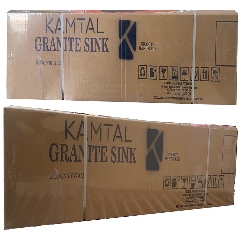 سینک ظرفشویی گرانیتی کمتال مدل ساوای توکار