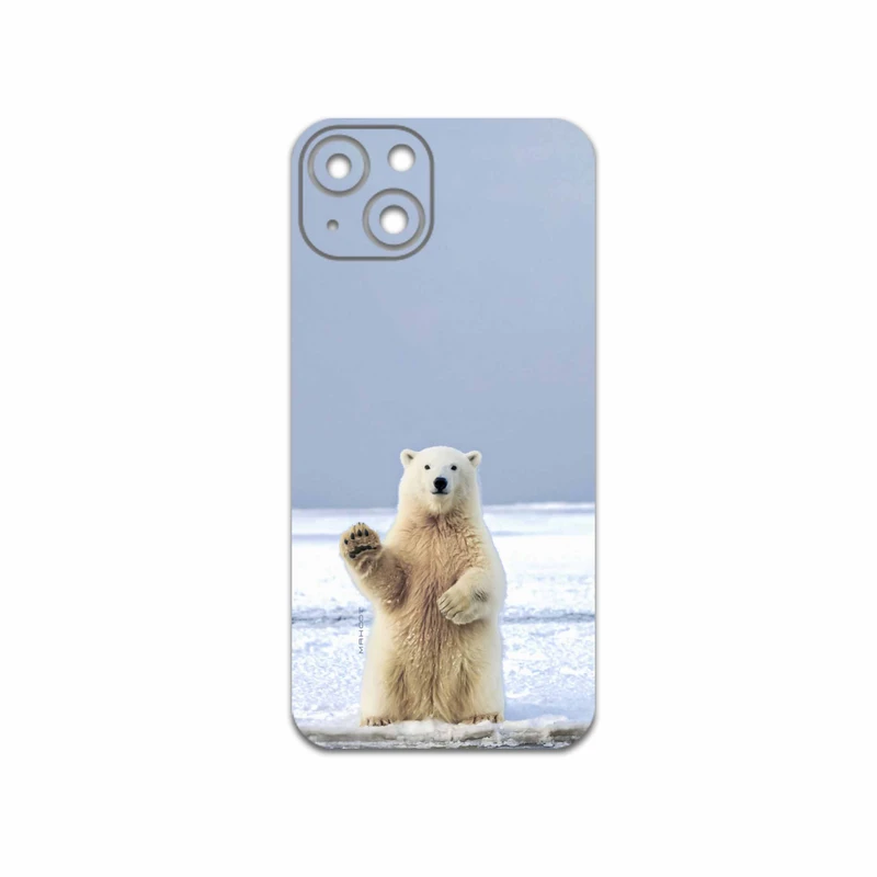 برچسب پوششی ماهوت مدل Polar-bear مناسب برای گوشی موبایل اپل iPhone 13