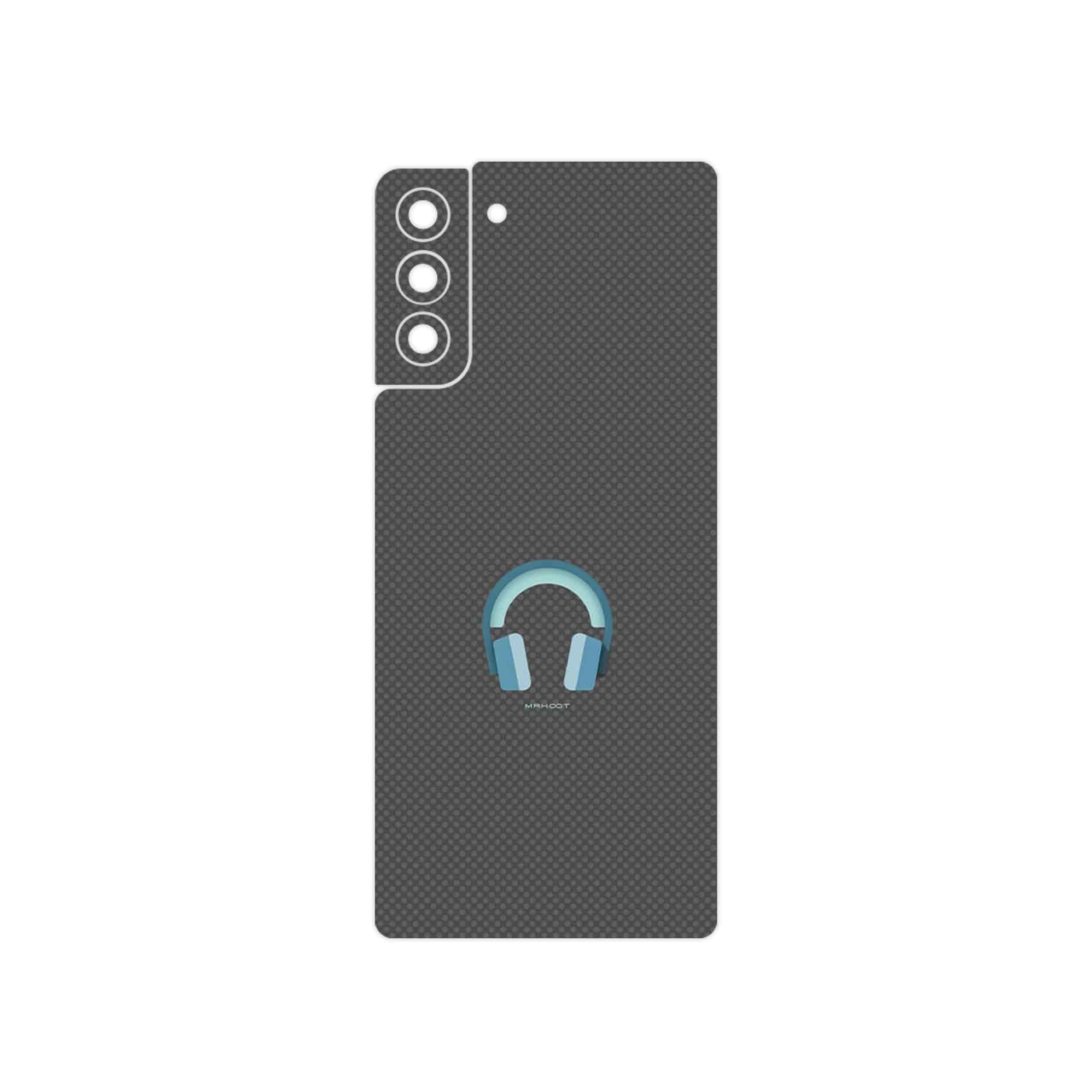 برچسب پوششی ماهوت مدل Minimal Headphone Icon مناسب برای گوشی موبایل سامسونگ Galaxy S21 Plus 5G