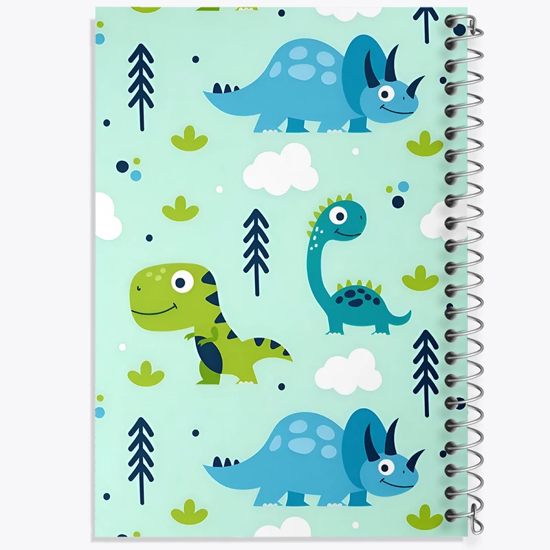 دفتر نقاشی 50 برگ خندالو طرح پترن دایناسور کد N4653