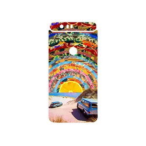 MAHOOT Collage of Orange Sky Cover Sticker for Google Nexus 6P