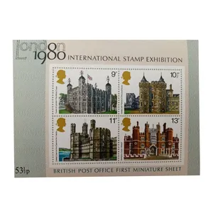 تمبر یادگاری مدل معماری لندن مجموعه 4 عددی