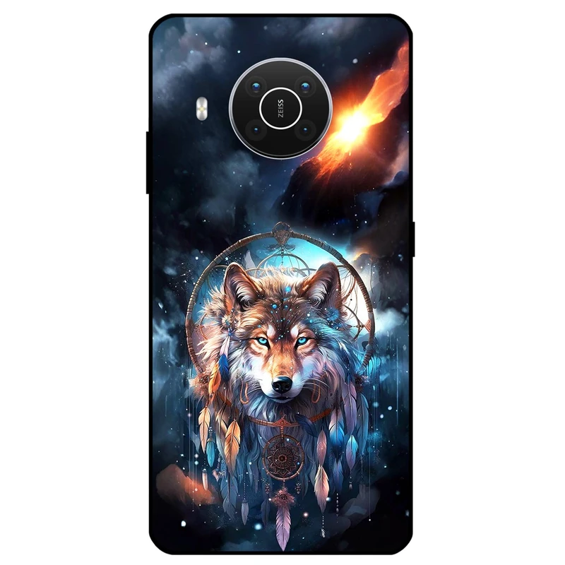 کاور مگافون طرح گرگ و دریم کچر مدل 8005 مناسب برای گوشی موبایل نوکیا X10 / X20