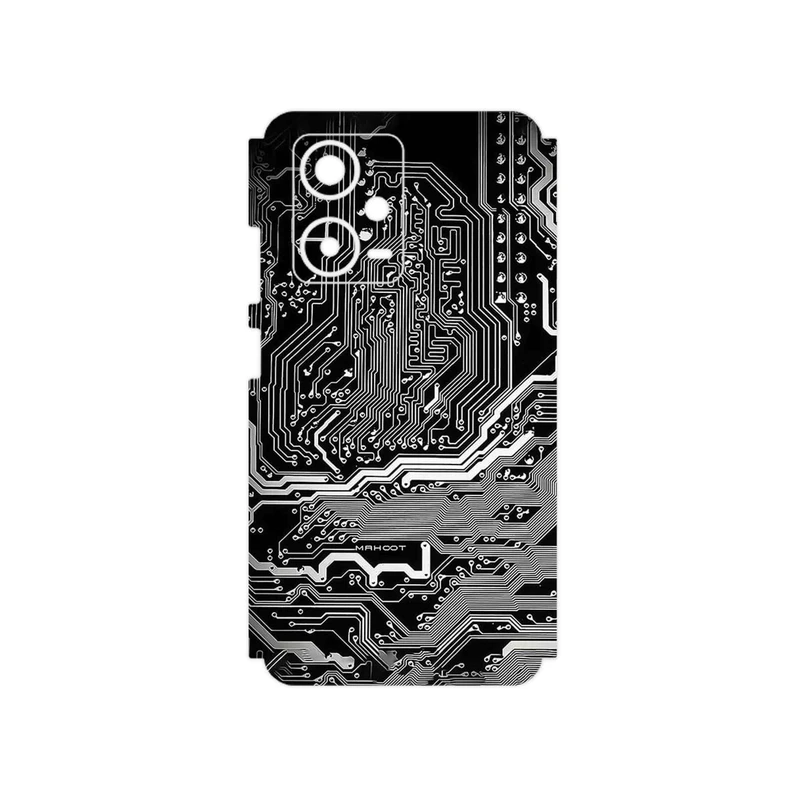 برچسب پوششی ماهوت مدل Black_Printed_Circuit_Board مناسب برای گوشی موبایل شیائومی Redmi Note 12 Pro Plus