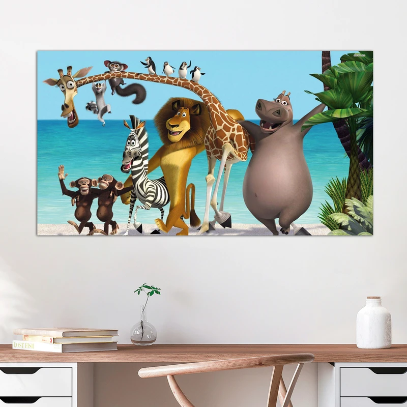 تابلو شاسی کودک مدل انیمیشن ماداگاسکار کد 26