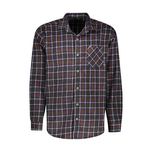 پیراهن آستین بلند مردانه ان سی نو مدل دورا رنگ شتری