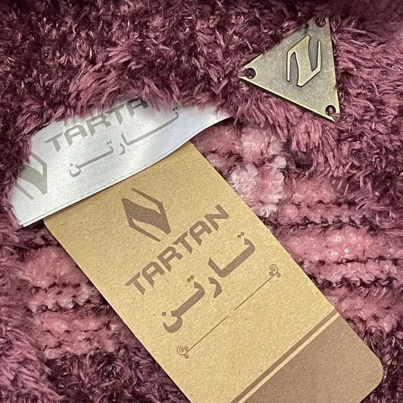 کلاه بافتنی بچگانه تارتن مدل 180033