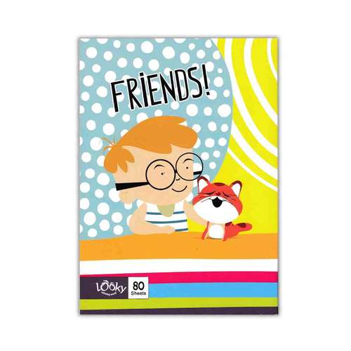 دفتر مشق 80 برگ طرح فانتزی 