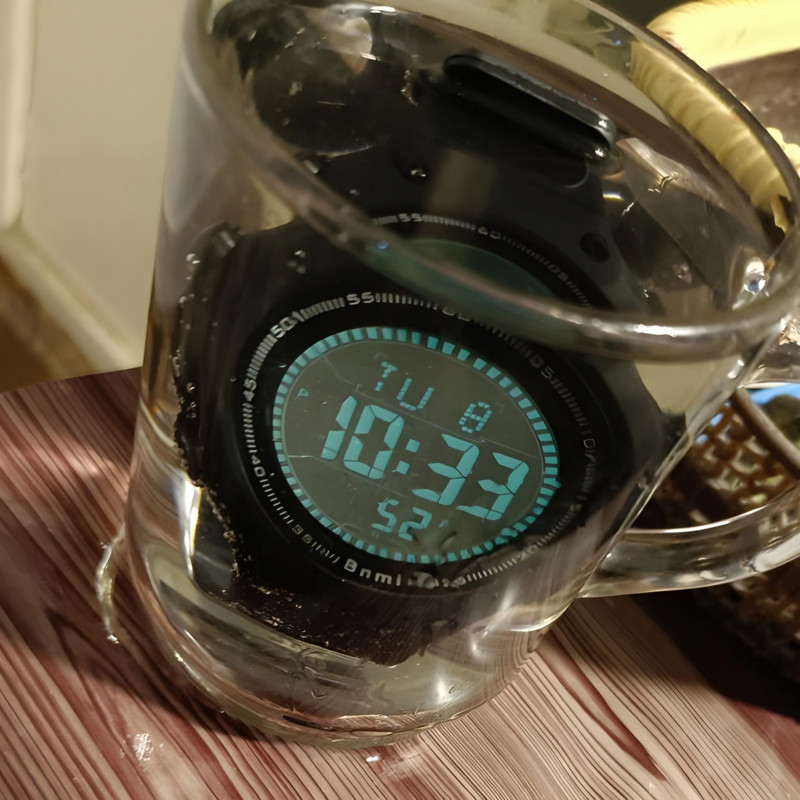 ساعت مچی دیجیتال بنمی مدل کوارتز تک زمانه ضد آب بند پیو کرنومتر دار کد ۲