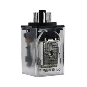 رله صنعتی 24 ولت AC و 10 آمپر هونگفا مدل HF10FF/024A-2ZDT